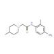 N-(4-Amino-2-methyl-phenyl)-2-(4-methyl-piperidin-1-yl)-acetamide (CAS 436090-56-1) - chemical structure image