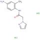 N-(4-amino-2-methylphenyl)-2-(1H-pyrazol-1-yl)acetamide dihydrochloride - chemical structure image