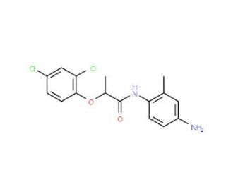 N-(4-Amino-2-methylphenyl)-2-(2,4-dichlorophenoxy)propanamide - chemical structure image