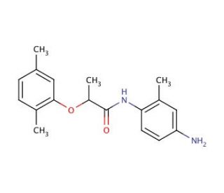N-(4-Amino-2-methylphenyl)-2-(2,5-dimethylphenoxy)propanamide - chemical structure image