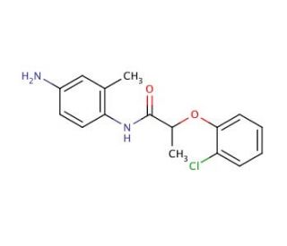 N-(4-Amino-2-methylphenyl)-2-(2-chlorophenoxy)-propanamide - chemical structure image