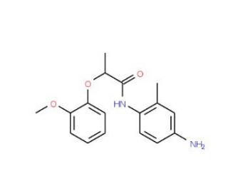 N-(4-Amino-2-methylphenyl)-2-(2-methoxyphenoxy)-propanamide - chemical structure image