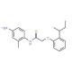 N-(4-Amino-2-methylphenyl)-2-[2-(sec-butyl)-phenoxy]acetamide - chemical structure image