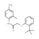 N-(4-Amino-2-methylphenyl)-2-[2-(tert-butyl)-phenoxy]acetamide - chemical structure image