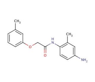 N-(4-Amino-2-methylphenyl)-2-(3-methylphenoxy)-acetamide - chemical structure image