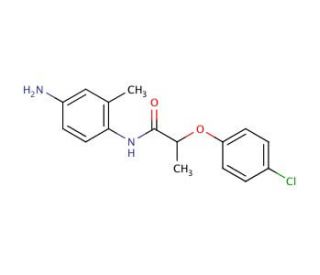N-(4-Amino-2-methylphenyl)-2-(4-chlorophenoxy)-propanamide - chemical structure image