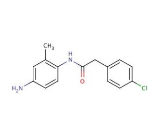 N-(4-Amino-2-methylphenyl)-2-(4-chlorophenyl)-acetamide - chemical structure image