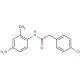 N-(4-Amino-2-methylphenyl)-2-(4-chlorophenyl)-acetamide - chemical structure image