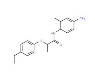 N-(4-Amino-2-methylphenyl)-2-(4-ethylphenoxy)-propanamide - chemical structure image