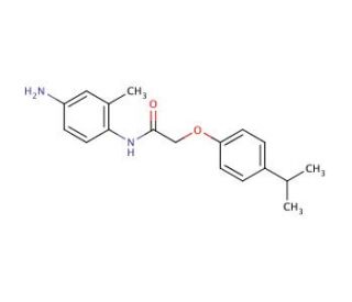 N-(4-Amino-2-methylphenyl)-2-(4-isopropylphenoxy)-acetamide - chemical structure image