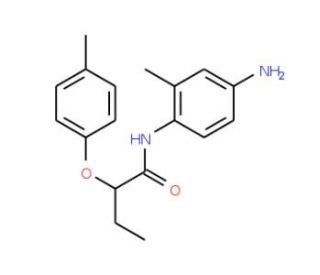 N-(4-Amino-2-methylphenyl)-2-(4-methylphenoxy)-butanamide - chemical structure image