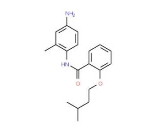 N-(4-Amino-2-methylphenyl)-2-(isopentyloxy)-benzamide - chemical structure image