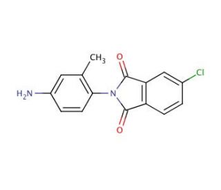 N-(4-Amino-2-methylphenyl)-4-chlorophthalimide (CAS 58230-69-6) - chemical structure image