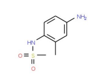 N-(4-amino-2-methylphenyl)methanesulfonamide (CAS 57165-01-2) - chemical structure image