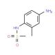 N-(4-amino-2-methylphenyl)methanesulfonamide (CAS 57165-01-2) - chemical structure image