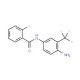 N-[4-amino-3-(trifluoromethyl)phenyl]-2-fluorobenzamide - chemical structure image