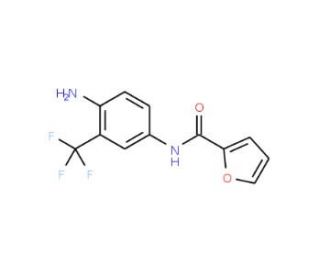 N-[4-amino-3-(trifluoromethyl)phenyl]-2-furamide - chemical structure image