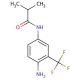 N-[4-Amino-3-(trifluoromethyl)phenyl]-2-methylpropanamide (FLU-6) (CAS 39235-51-3) - chemical structure image