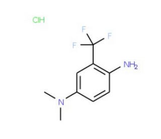 N-[4-amino-3-(trifluoromethyl)phenyl]-N,N-dimethylamine hydrochloride (CAS 1171438-47-3) - chemical structure image