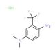 N-[4-amino-3-(trifluoromethyl)phenyl]-N,N-dimethylamine hydrochloride (CAS 1171438-47-3) - chemical structure image