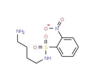 N-(4-Aminobutyl)-2-nitrobenzenesulfonamide (CAS 211512-13-9) - chemical structure image