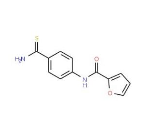 N-[4-(aminocarbonothioyl)phenyl]-2-furamide - chemical structure image