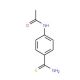 N-[4-(aminocarbonothioyl)phenyl]acetamide - chemical structure image