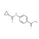 N-[4-(aminocarbonothioyl)phenyl]cyclopropanecarboxamide - chemical structure image