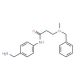 N-[4-(aminomethyl)phenyl]-3-[benzyl(methyl)amino]propanamide - chemical structure image