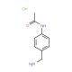 N-[4-(aminomethyl)phenyl]acetamide hydrochloride (CAS 25027-73-0) - chemical structure image