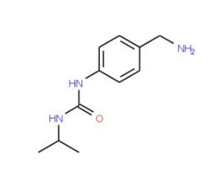 N-[4-(aminomethyl)phenyl]-N&prime;-isopropylurea - chemical structure image