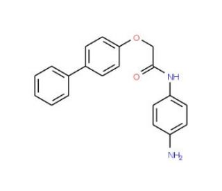 N-(4-Aminophenyl)-2-([1,1&prime;-biphenyl]-4-yloxy)-acetamide - chemical structure image