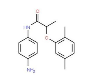 N-(4-Aminophenyl)-2-(2,5-dimethylphenoxy)-propanamide - chemical structure image
