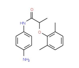N-(4-Aminophenyl)-2-(2,6-dimethylphenoxy)-propanamide - chemical structure image