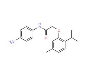 N-(4-Aminophenyl)-2-(2-isopropyl-5-methylphenoxy)-acetamide - chemical structure image