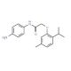 N-(4-Aminophenyl)-2-(2-isopropyl-5-methylphenoxy)-acetamide - chemical structure image