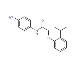 N-(4-Aminophenyl)-2-(2-isopropylphenoxy)acetamide - chemical structure image