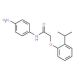 N-(4-Aminophenyl)-2-(2-isopropylphenoxy)acetamide - chemical structure image