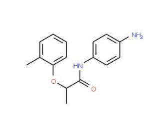 N-(4-Aminophenyl)-2-(2-methylphenoxy)propanamide - chemical structure image