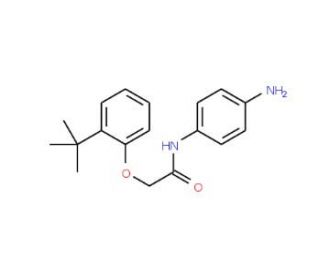 N-(4-Aminophenyl)-2-[2-(tert-butyl)phenoxy]-acetamide - chemical structure image