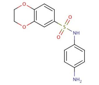 N-(4-aminophenyl)-2,3-dihydro-1,4-benzodioxine-6-sulfonamide - chemical structure image