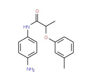 N-(4-Aminophenyl)-2-(3-methylphenoxy)propanamide - chemical structure image