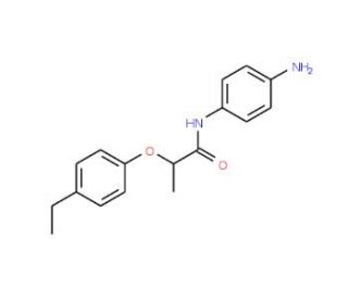N-(4-Aminophenyl)-2-(4-ethylphenoxy)propanamide - chemical structure image