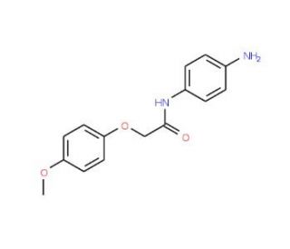 N-(4-Aminophenyl)-2-(4-methoxyphenoxy)acetamide - chemical structure image