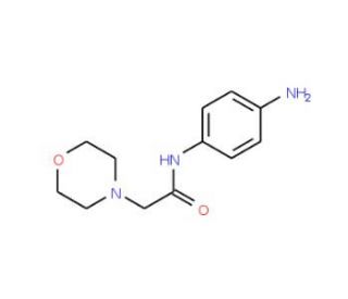 N-(4-aminophenyl)-2-morpholin-4-ylacetamide (CAS 105076-76-4) - chemical structure image