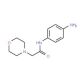 N-(4-aminophenyl)-2-morpholin-4-ylacetamide (CAS 105076-76-4) - chemical structure image