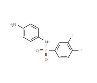 N-(4-aminophenyl)-3,4-difluorobenzenesulfonamide - chemical structure image