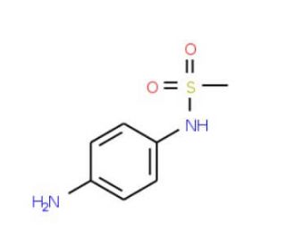 N-(4-aminophenyl)methanesulfonamide (CAS 53250-82-1) - chemical structure image