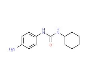 N-(4-aminophenyl)-N&prime;-cyclohexylurea - chemical structure image