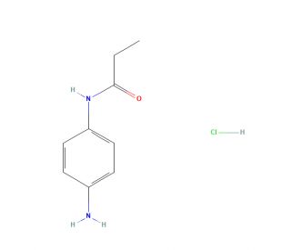 N-(4-aminophenyl)propanamide hydrochloride - chemical structure image